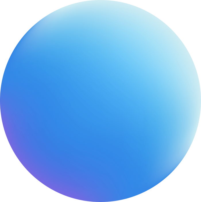 Blue Gradient Ball